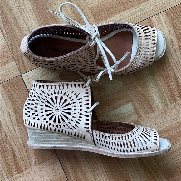 Jeffrey Campbell Rayos Wedge Sandals - Picture 2 of 4